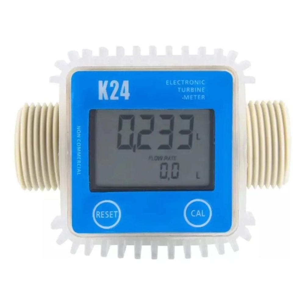 10X Medidor Fluxo De Água Digital K24 Arla Óleo Diesel Gaso