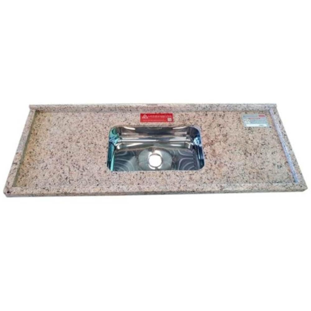 Pia De Granito Plus Amarelo Santa Cecília 1,80 Metro - La Pia Plus Granito 1,80m Amar Santa Cecilia