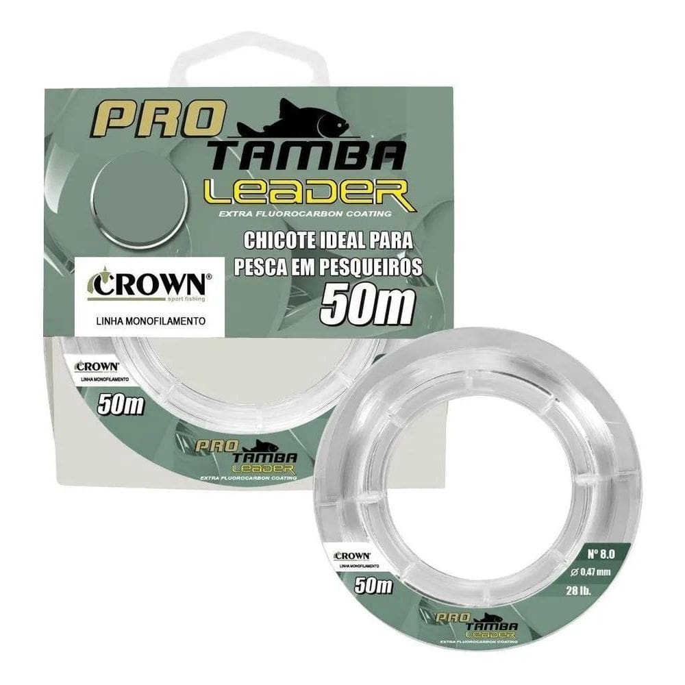 10X Linha Leader Fluorcarbon Pro Tamba 50M Chicote