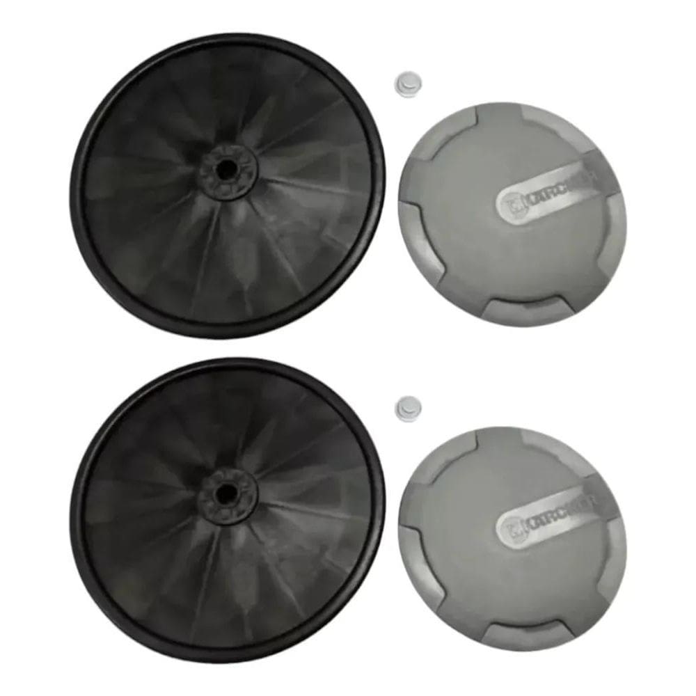 10X Kit Rodas Com Calotas E Travas Hd585 - Karcher - Origin
