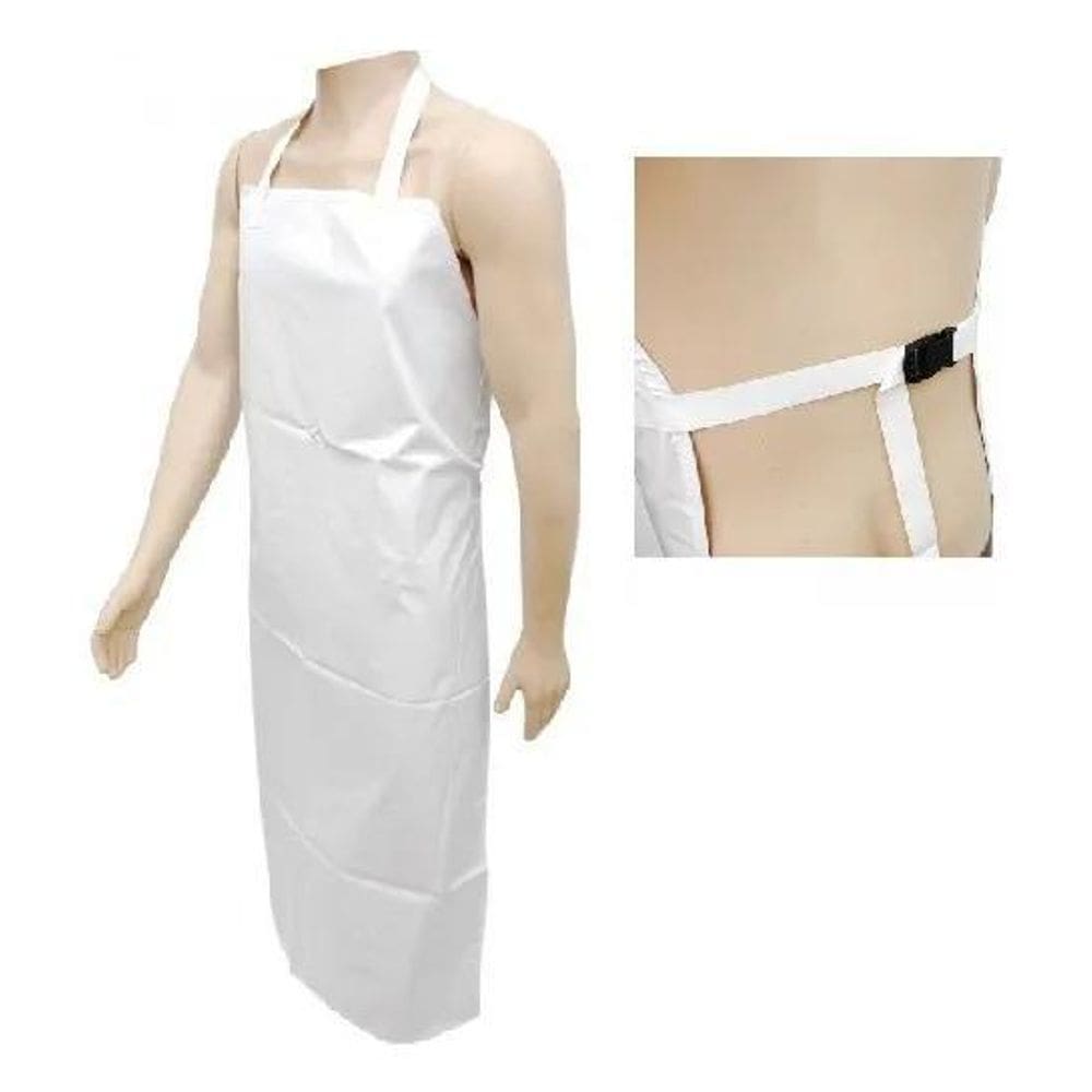 10X 3 Un Avental Plástico Pvc Preto Tipo Açougueiro 120 X 0