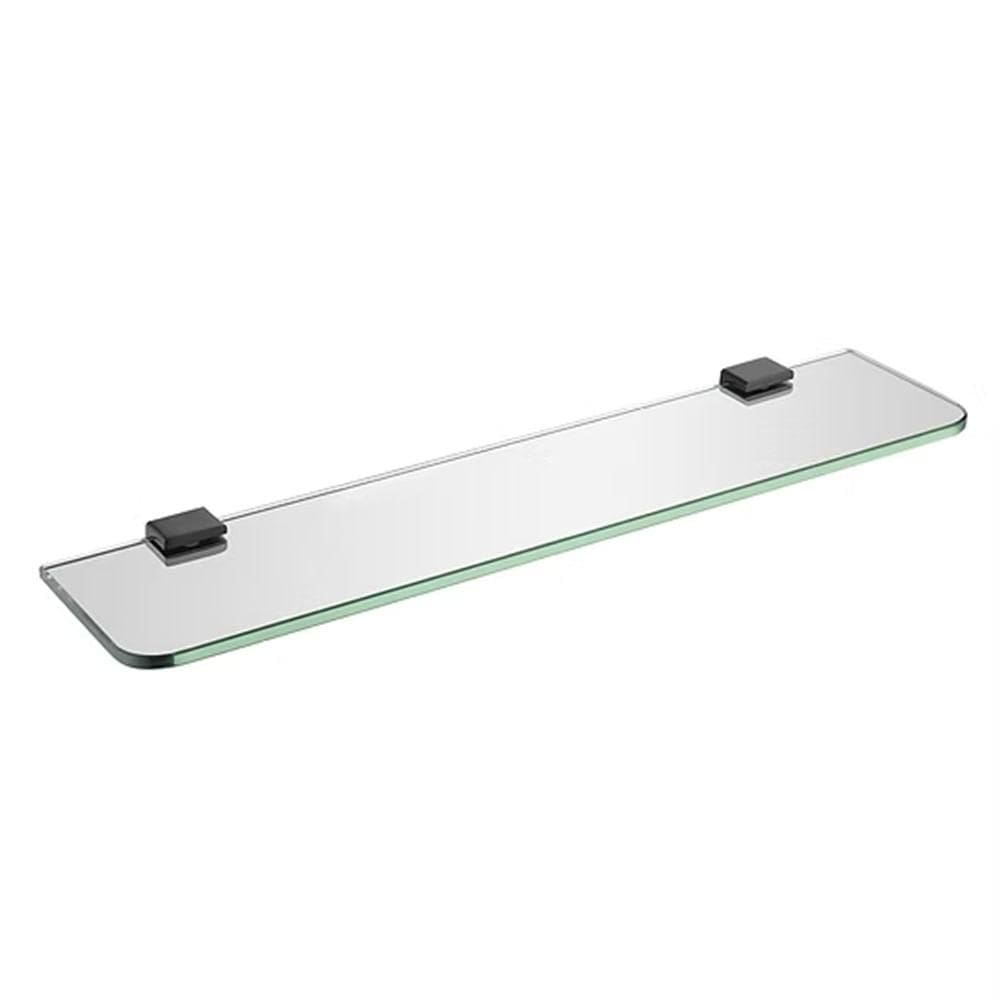 Prateleira Lexxa P/Banheiro Black Matte 50 Cm Lx7163b