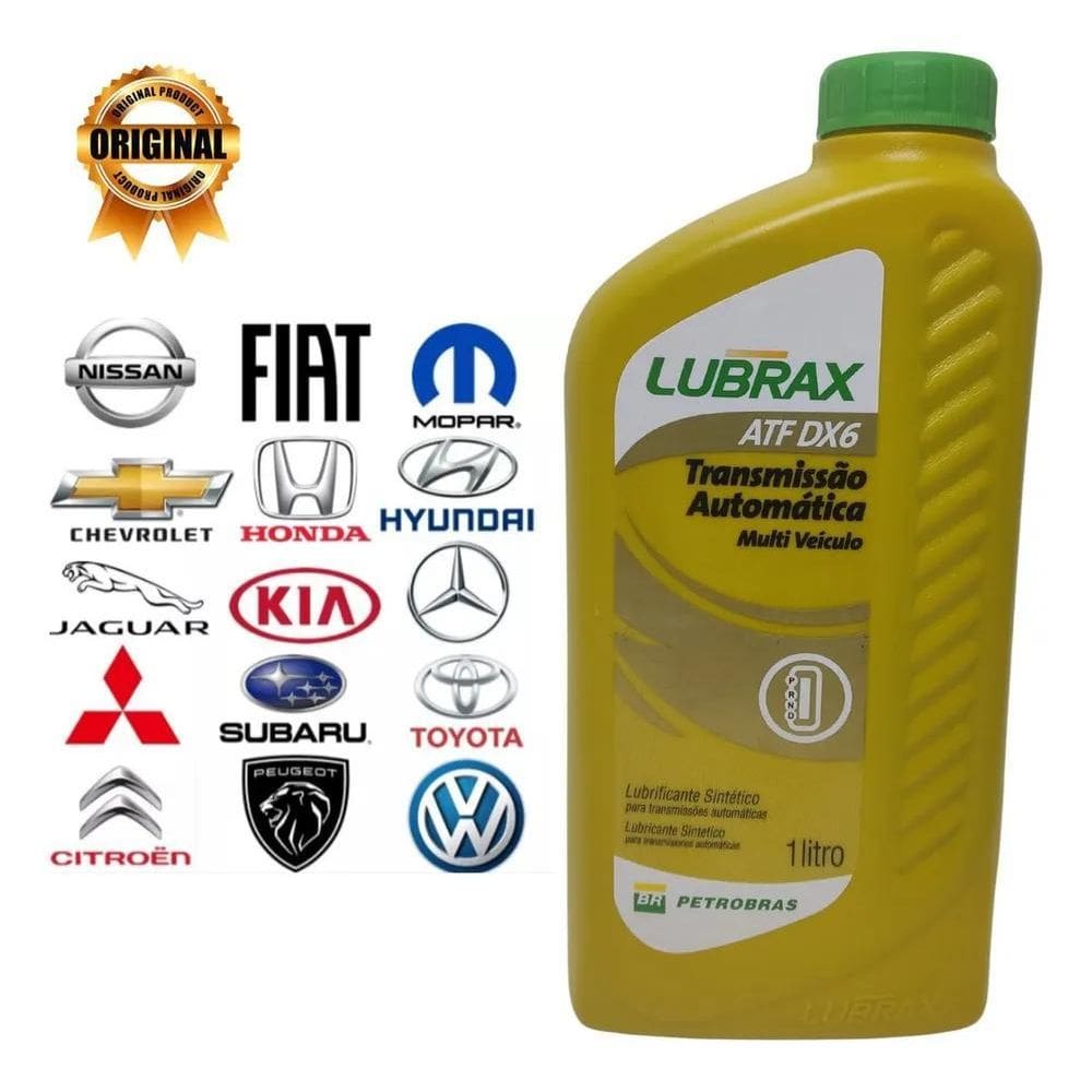 10X Óleo De Câmbio Automatico Multi Atf Oleo Lubrax Dexron