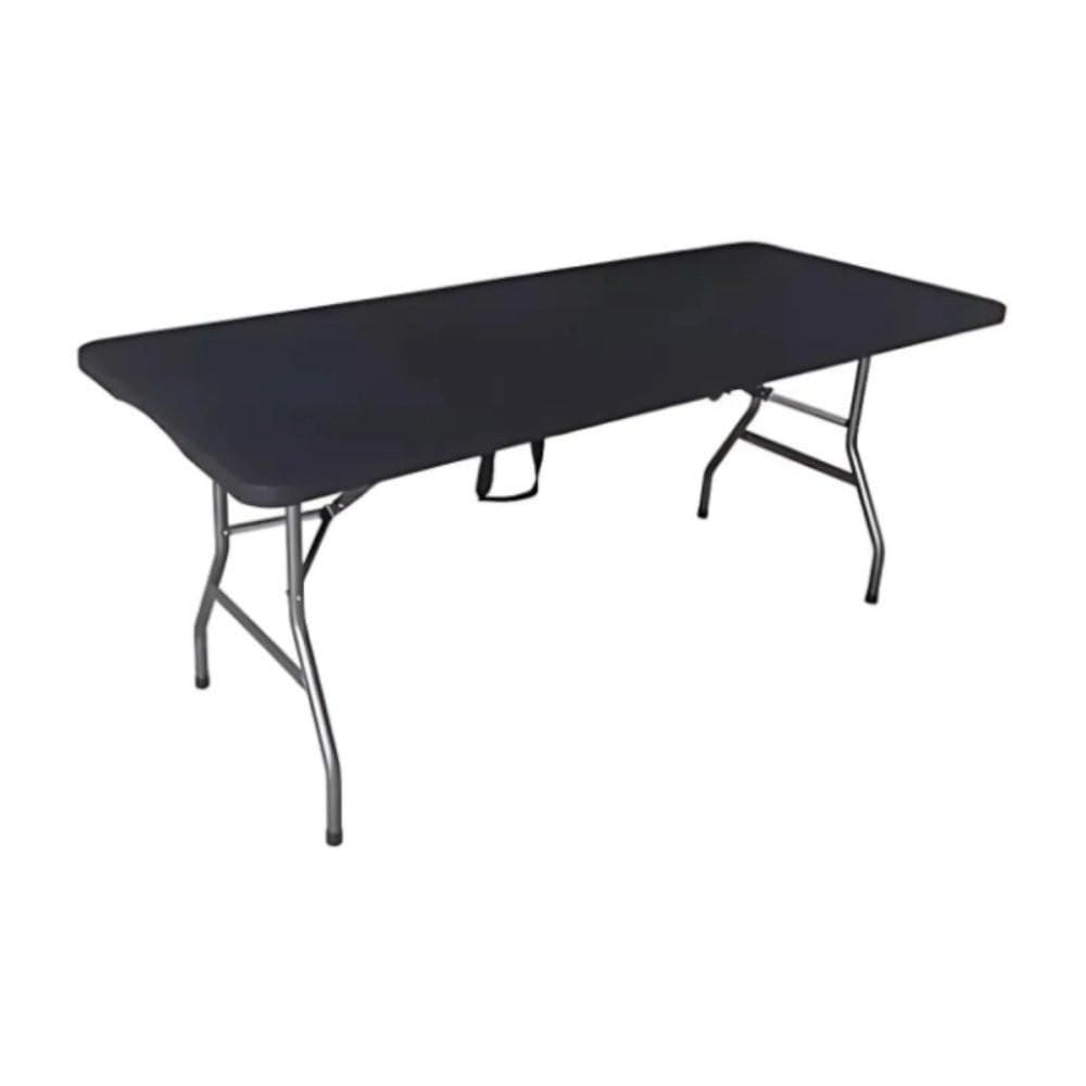 Mesa Dobrável Camping 180Cm - Preta