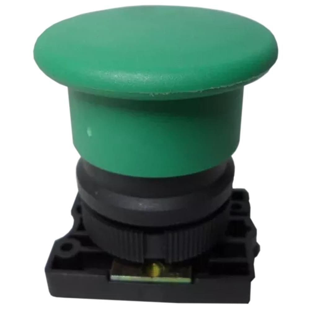 Botão à Impulsão Tipo Soco Verde 40mm - Slpfn2m4 - Steck Bot.impul Soco Vd 40mm Slpfn2m4 Steck