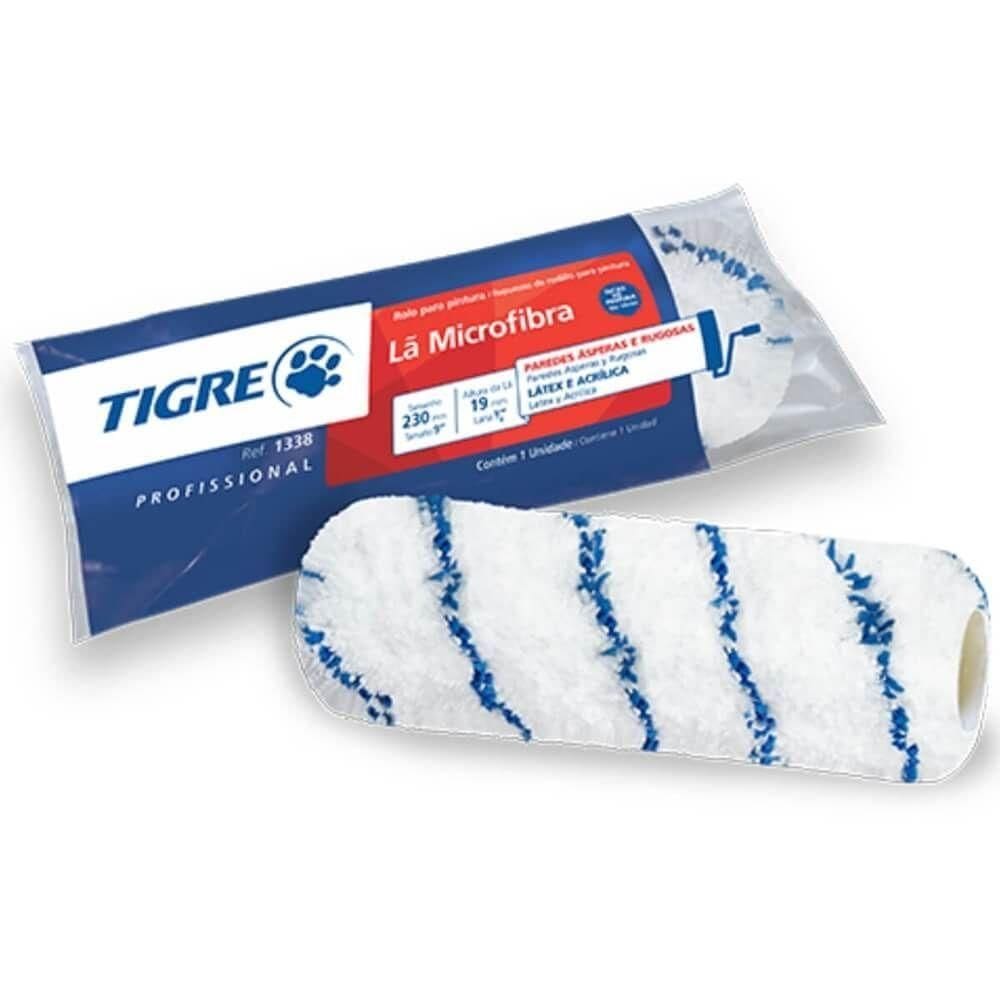 Rolo De Lã Sintética Microfibra 23cm - 61338230 - Pincéis Tigre