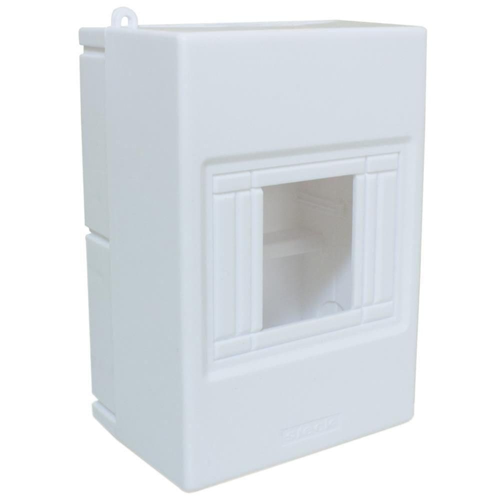 Quadro De Distribuição De Sobrepor 4 Din - Ssct4 - Steck Quadro Sobrepor 4 Disj Din Ip4 Steck Ssct4