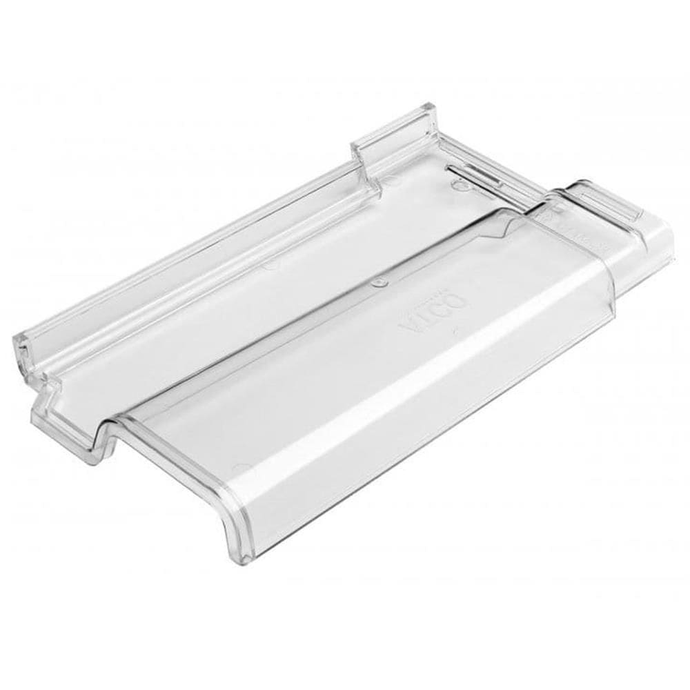 Telha Colonial Policarbonato Romana 41x22cm - 56001 - Atco Telha Colonial Policarbonato Romana Atco 56001