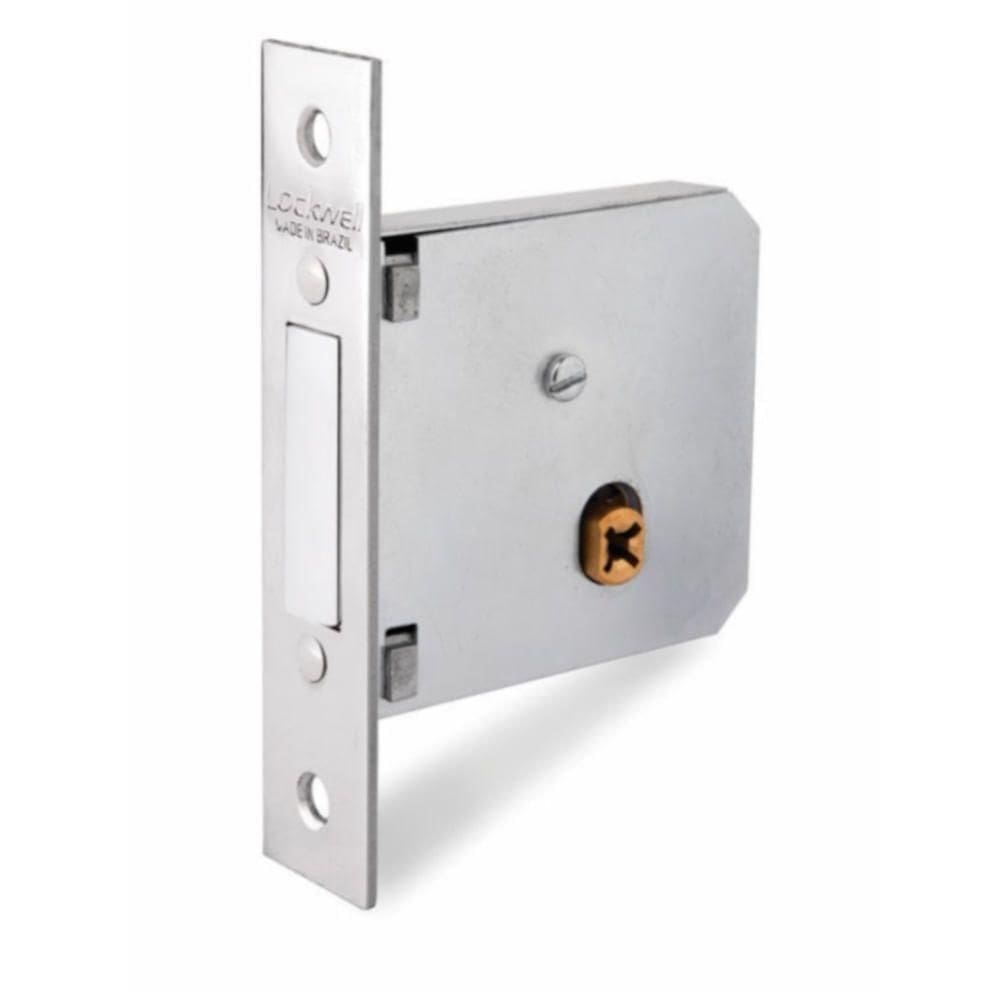 Super Trava 40mm Inox Quadrada - 9141 - Lockwell