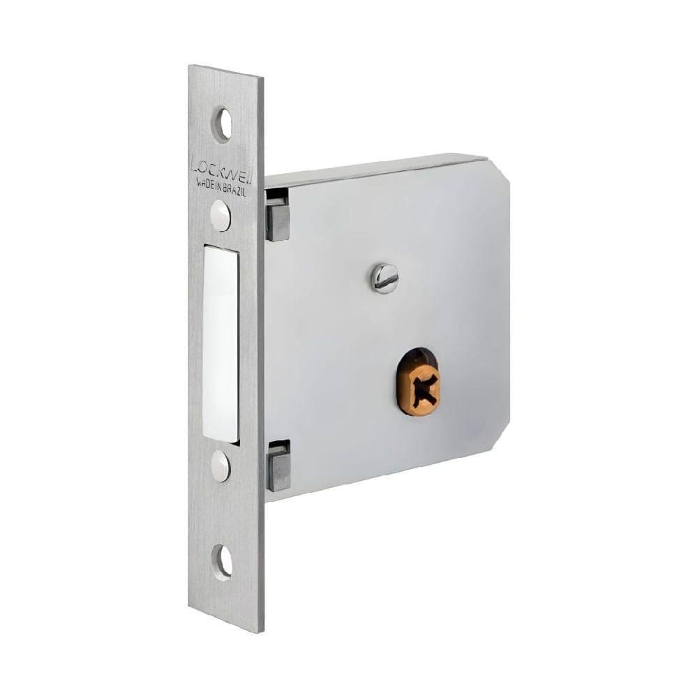 Super Trava 40mm Inox Escovado Quadrichave - 9149 - Lockwell