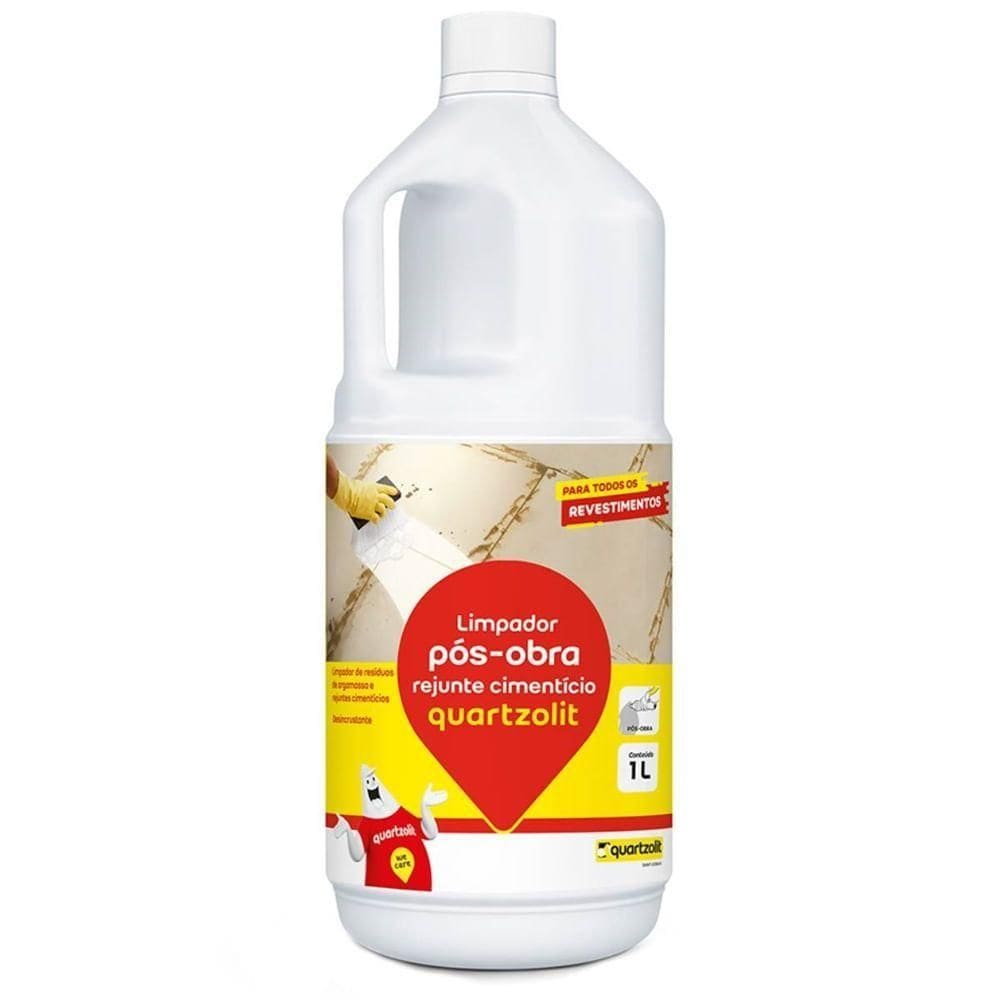 Limpador Pós-obra Rejunte Cimentício 1 Litro - 0086.99999.0001cx - Quartzolit
