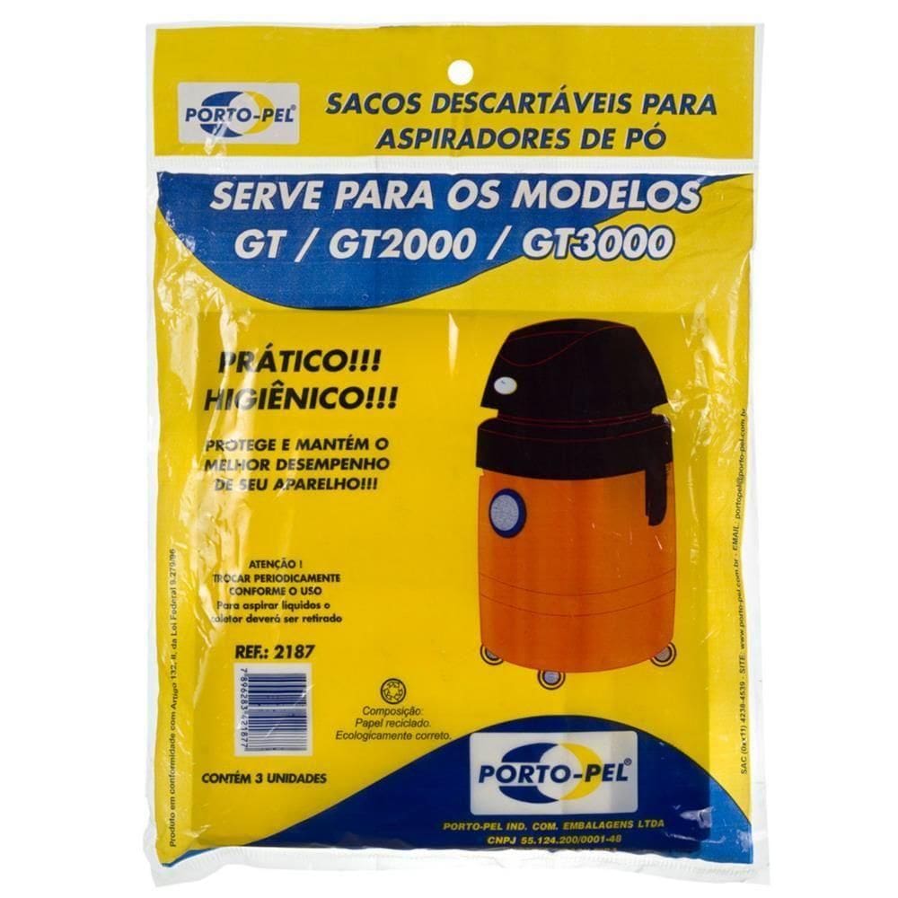 Saco Para Aspirador Electrolux Gt3000 Porto Pel Saco P-aspirador Electrolux Gt3000 Porto 2187