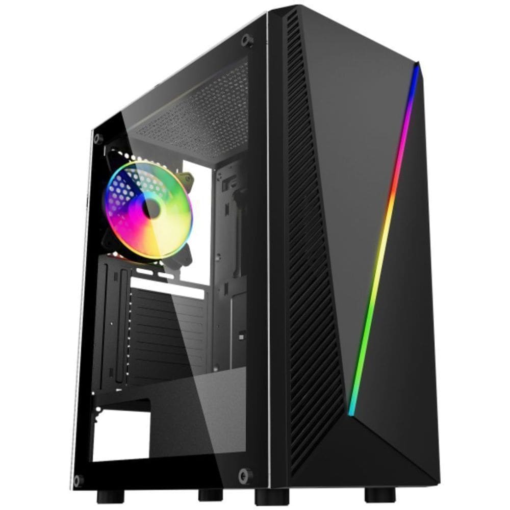 Gabinete Gamer Yaiba I Kmex CG-05AA Led RGB
