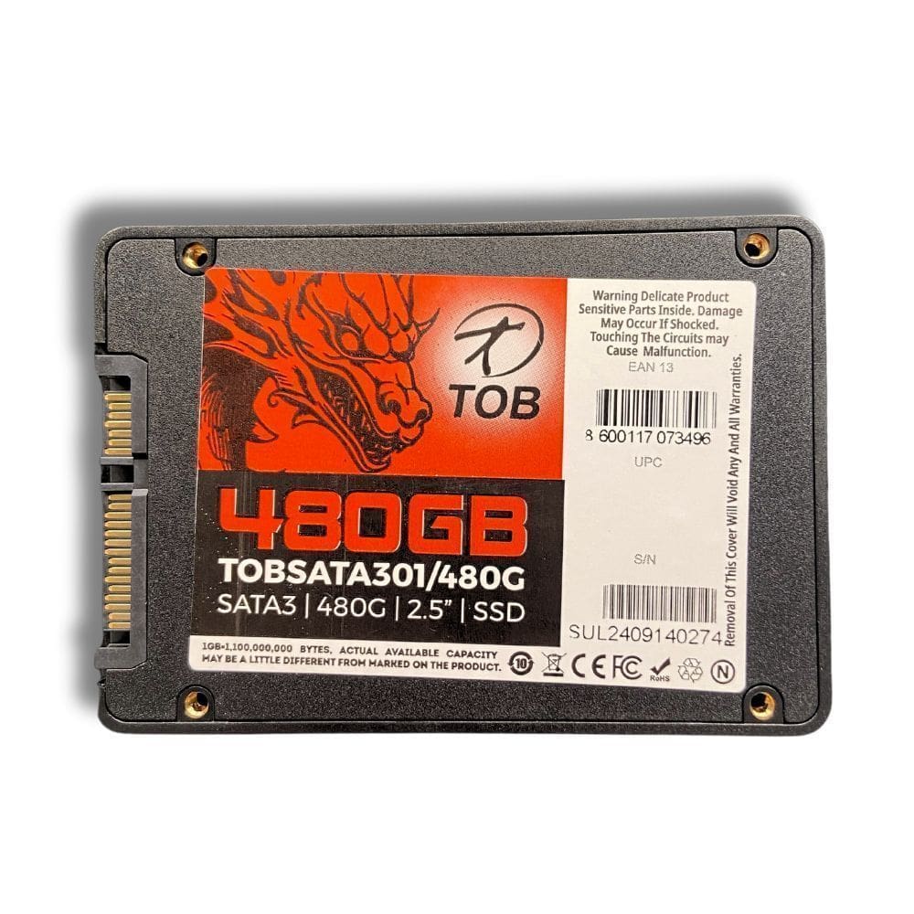 Hd Ssd 480Gb Tob Sata Iii 2.5