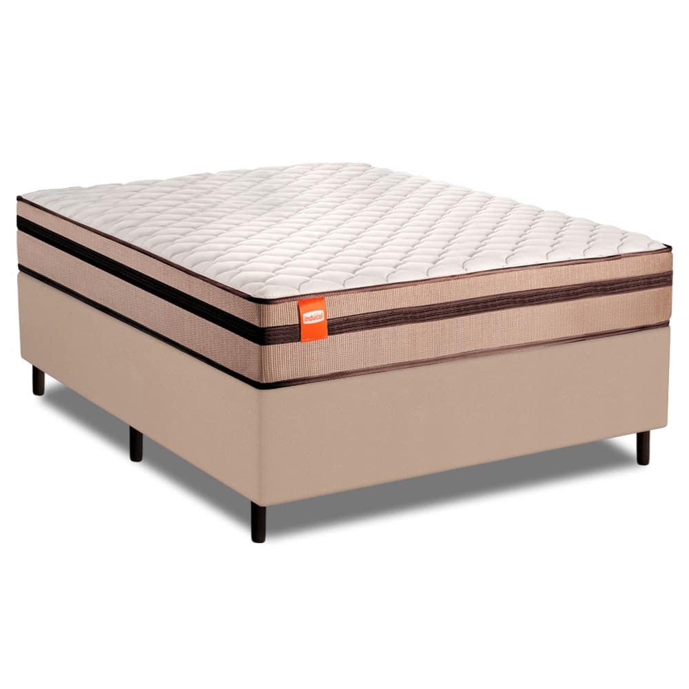 Cama Box Casal Molas Ensacadas Bali 138x188x60cm CBP