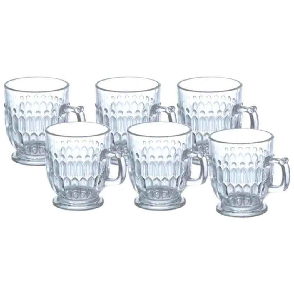 Conjunto de Xícaras 6 Peças de Vidro Hauskraft Imperial