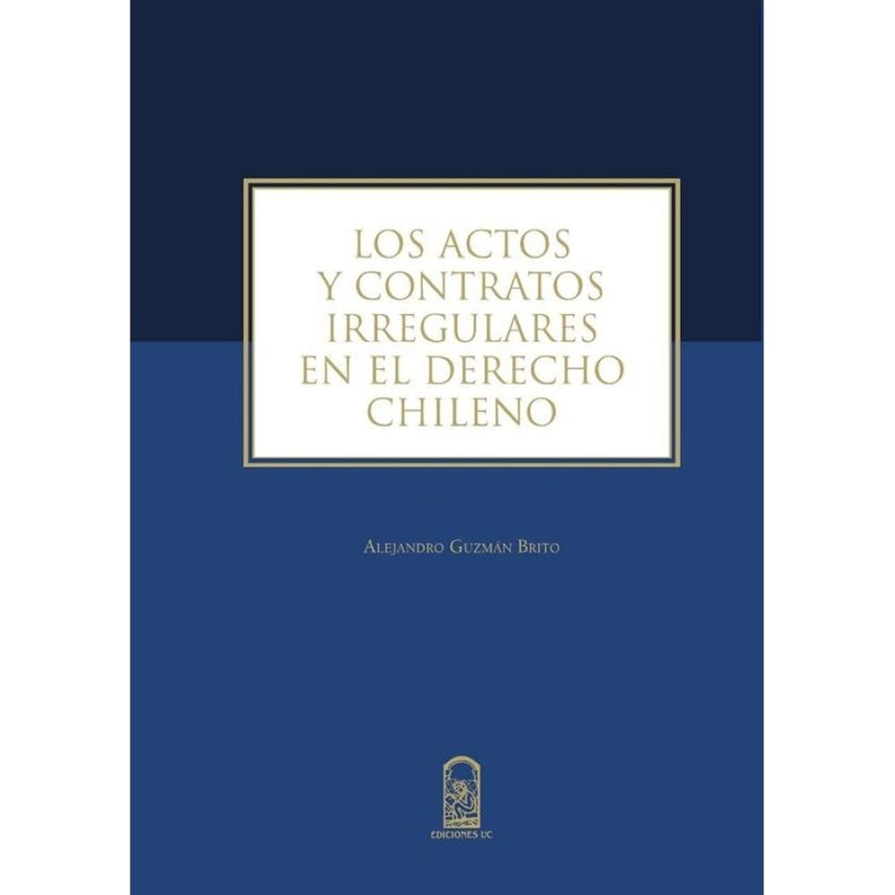 Los actos y contratos irregulares - Espanhol