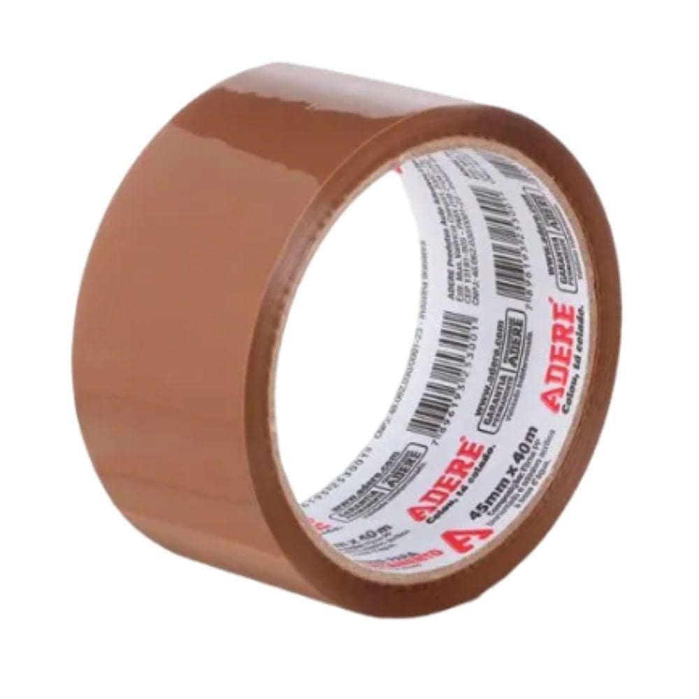 Fita Empacotamento Marrom 706 45mmx40m - Adere Fita Empacotamento Marrom 706 45mmx40m -11052200570 - Adere