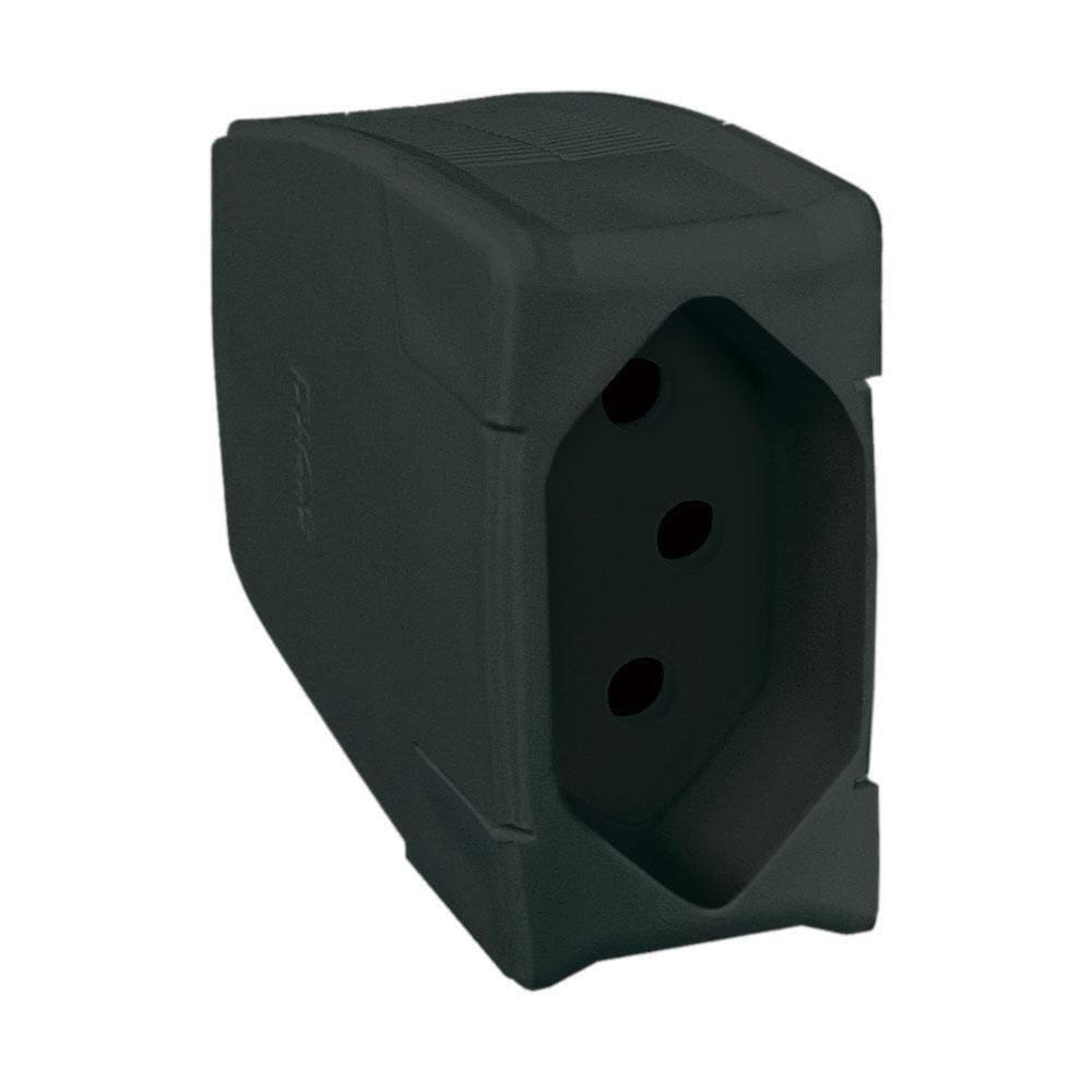 Prolongador Profissional Reforçado 10a 2p+t Preto - 615856 - Pial Prolongador Profis.reforcado 10a 2p+t Pr 615856