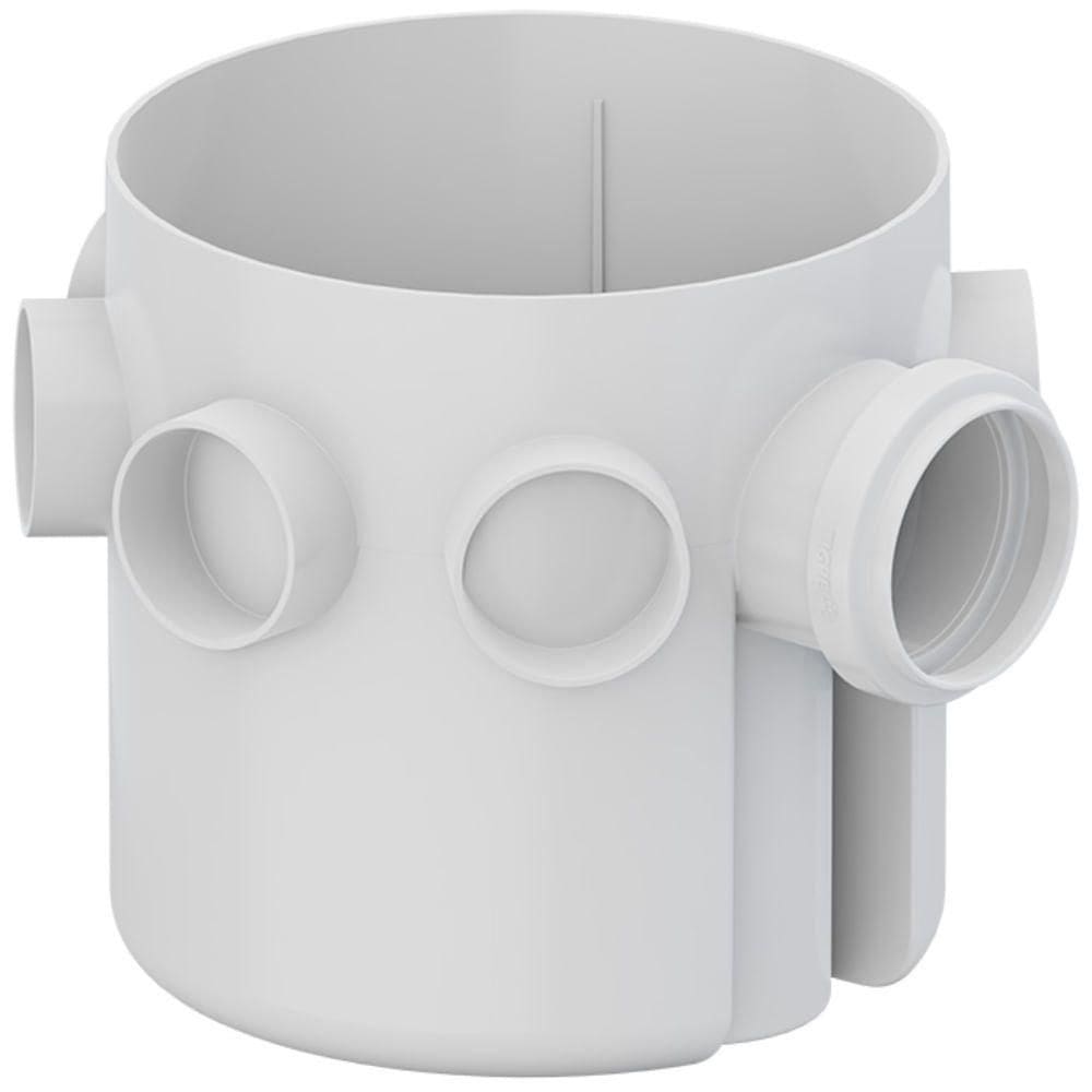 Corpo Caixa Sifonada Nº 23 Com 150x150x50mm De 7 Entradas Série R - 27141226 - Tigre