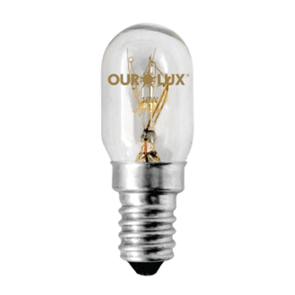 Lâmpada Incandescente para Micro-ondas e Geladeira 15 Watts 220 Volts E14 - 02039 - OUROLUX