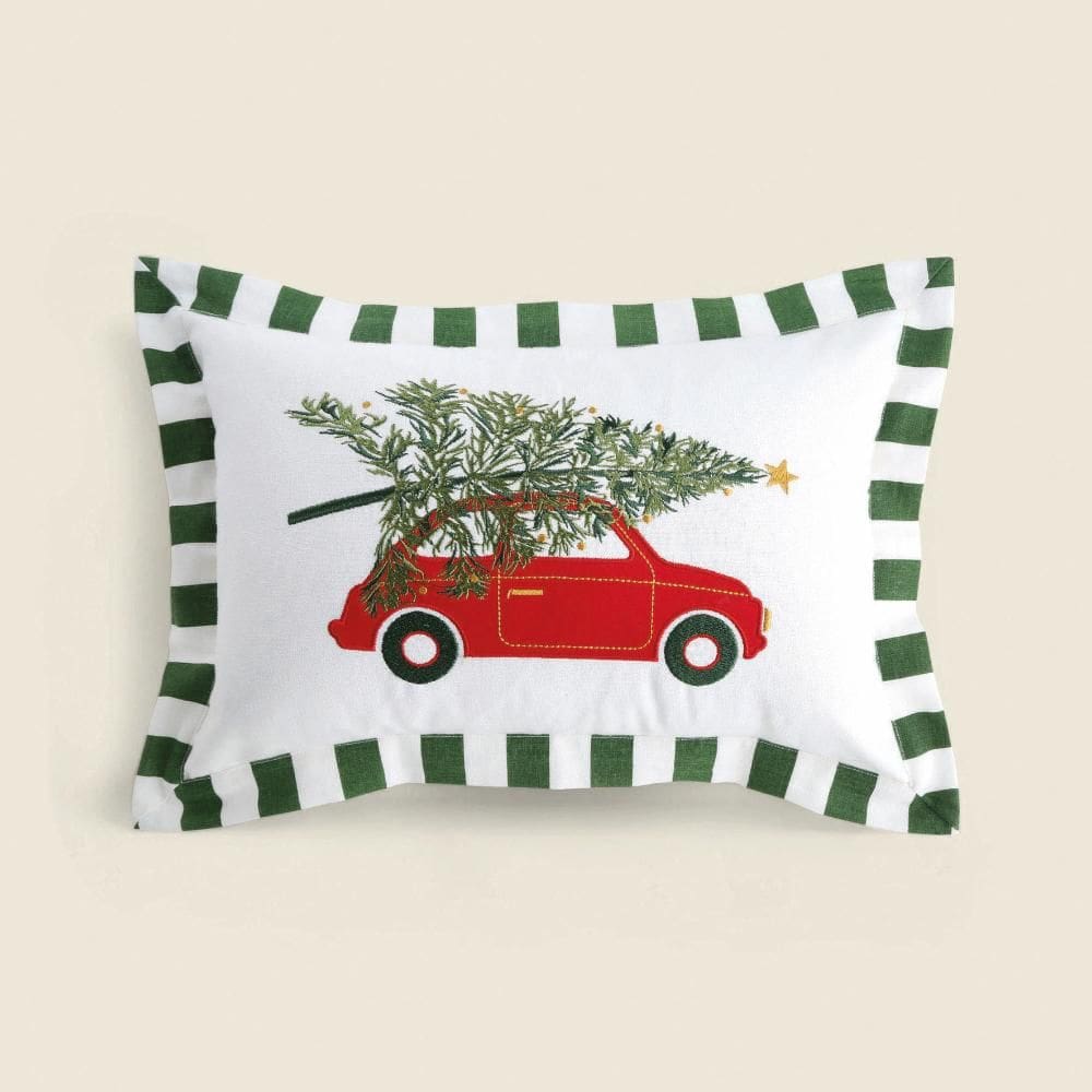 Almofada Tree Algodão Verde 45x30cm - A\\CASA