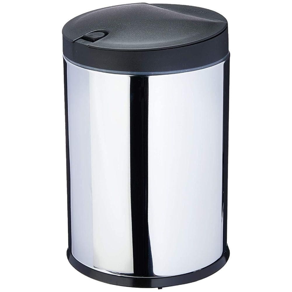 Lixeira Press De Inox Com Tampa Pp 4 Litros Preto - 3050-252 - Brinox