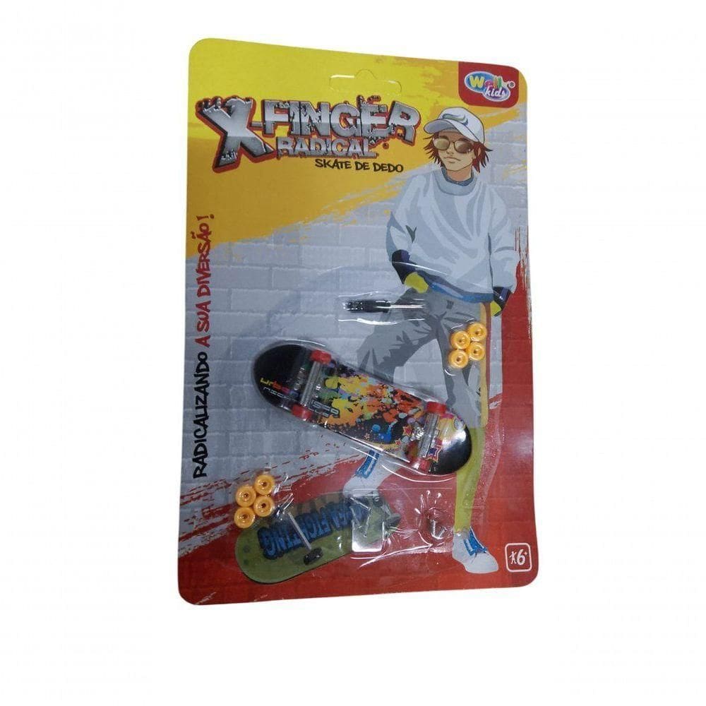 Skate De Dedo Brinquedo Infantil Coordenação Motora