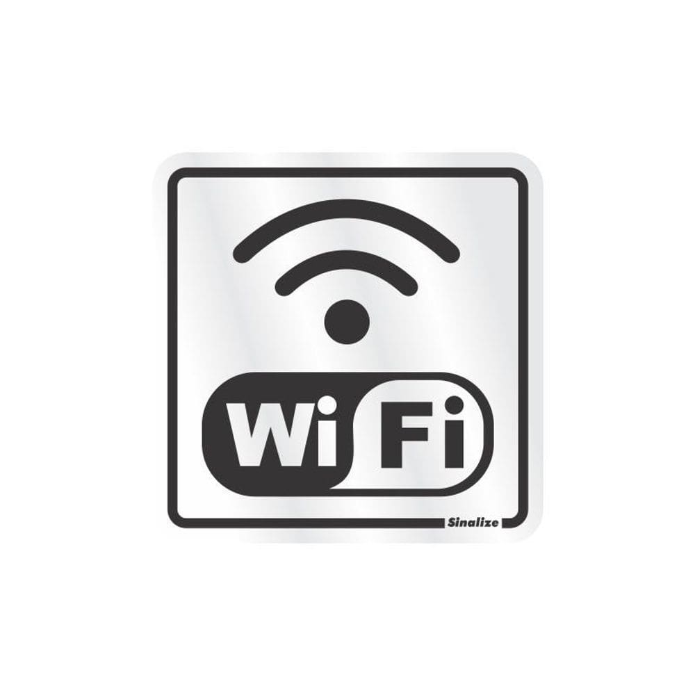 Placa de alumínio wifi 120BC Sinalize