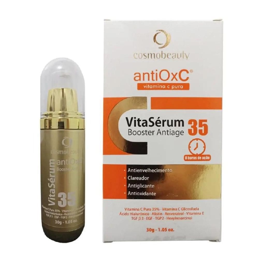 Vita Serum Booster Antiage 35 Clareador Cosmobeauty 30ml