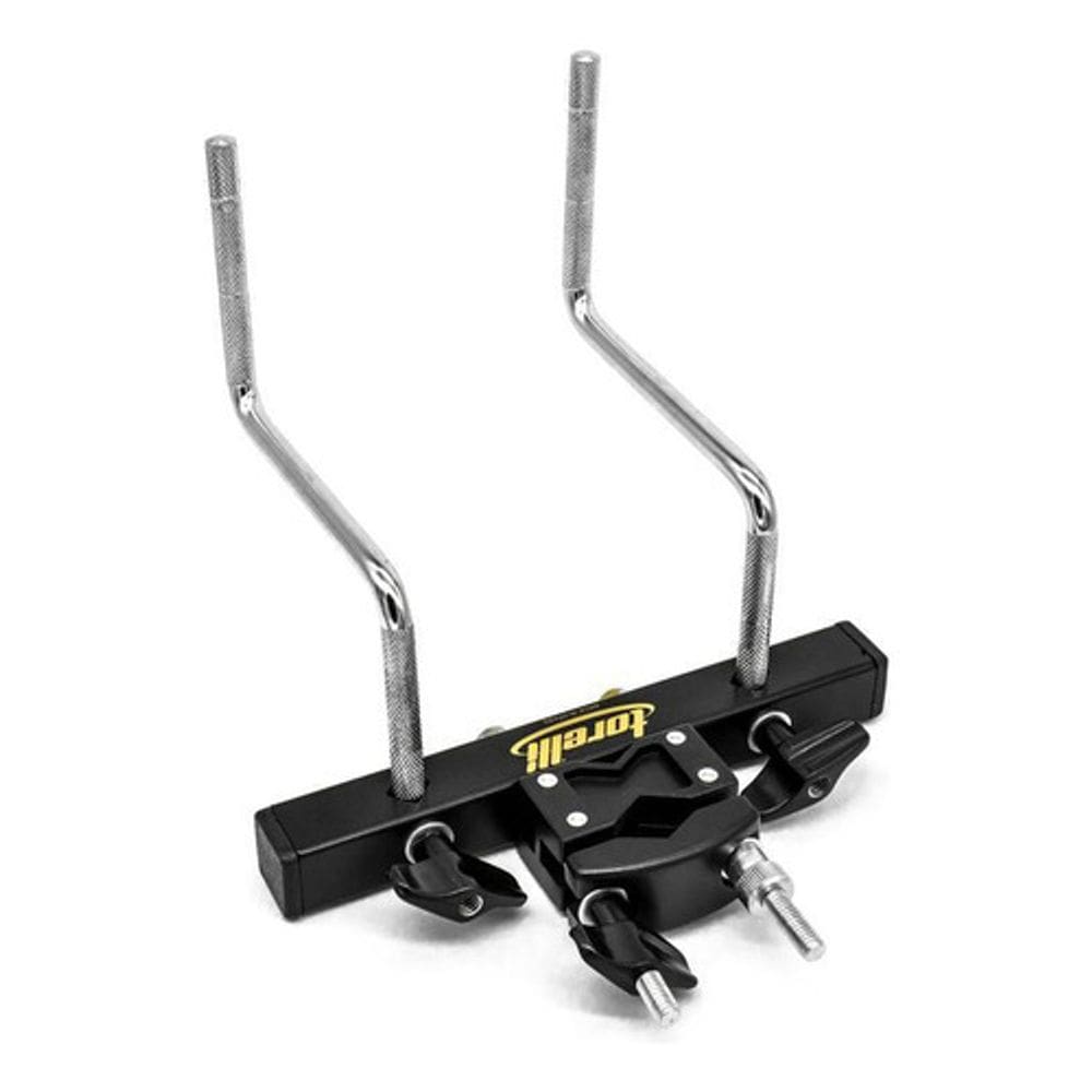 Mini Clamp Rack 2 Hastes F2 Percursão Preto Ta452 Torelli