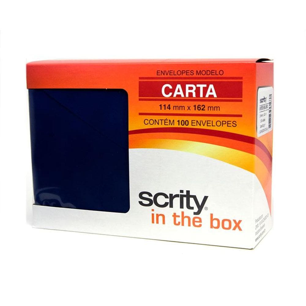 Envelope Color Plus Porto Seguro 114x162mm 100und Scrity