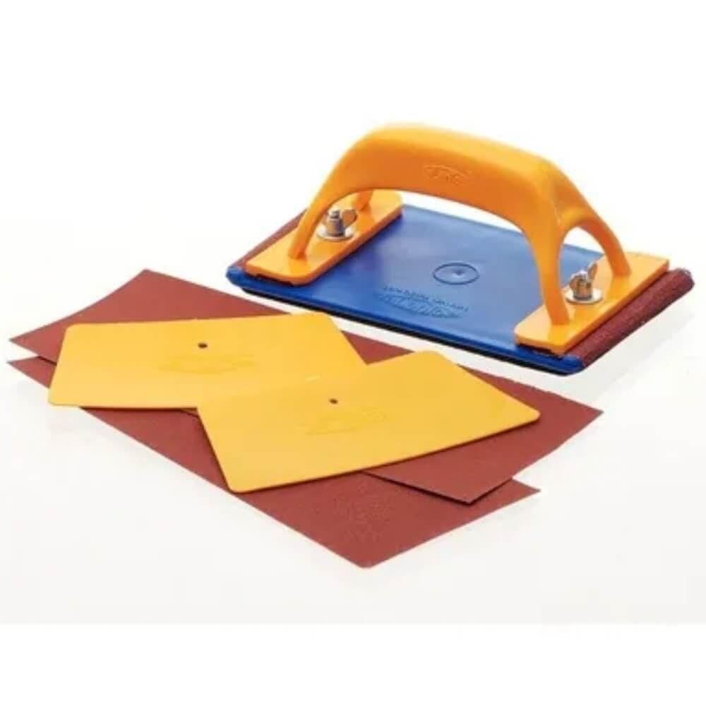 Kit Lixadeira Manual Com Aplicador De Massa Completo - 0010 - Talentos Kit Lixadeira Manual Completo - 0010 - Talentos