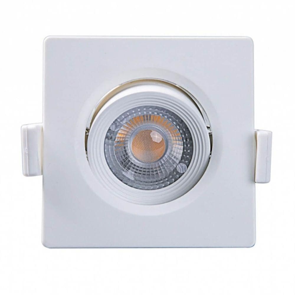 Spot Led Quadrado Embutir Mr11 Alltop 3 Watts 3000k - 15090191 - Taschibra