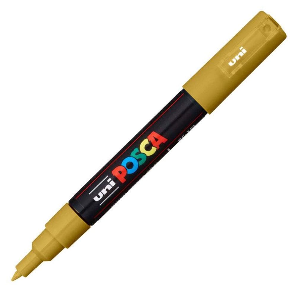 Caneta Posca PC 1M ouro Uni Ball
