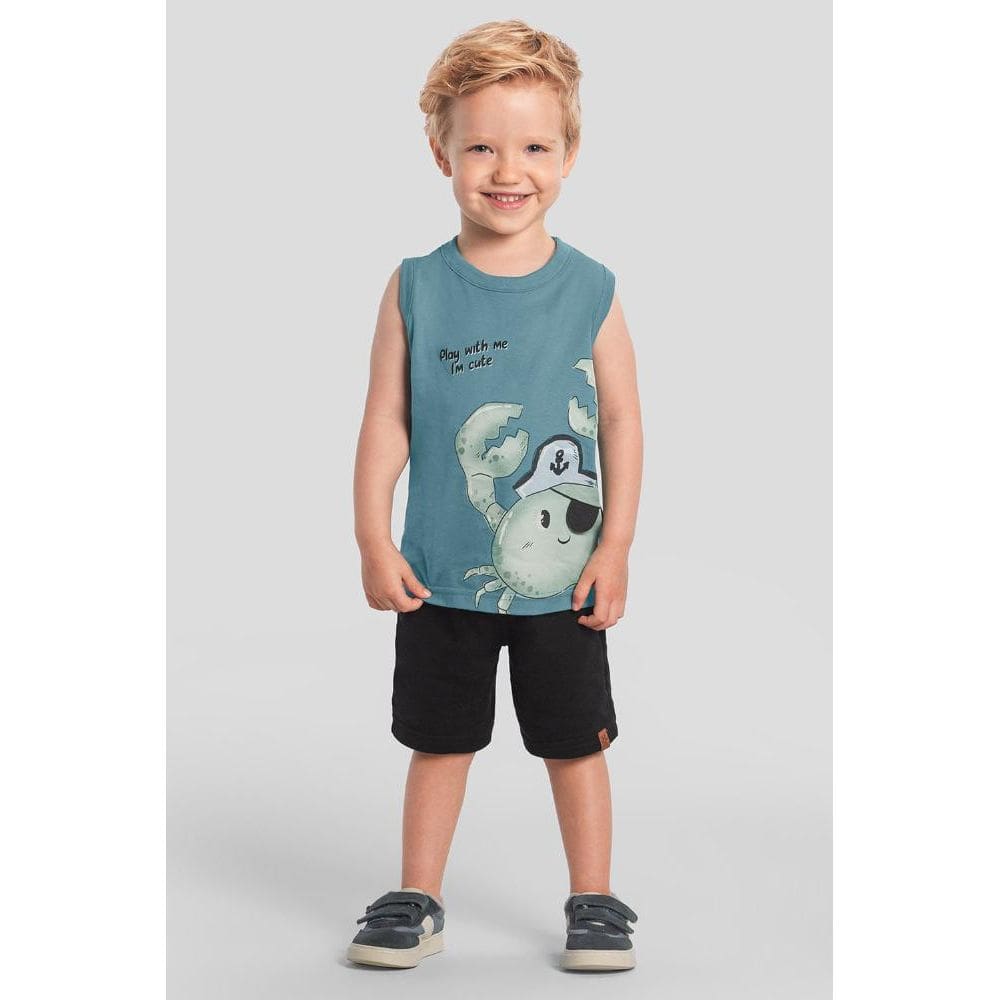 Regata infantil menino de caranguejo Brandili