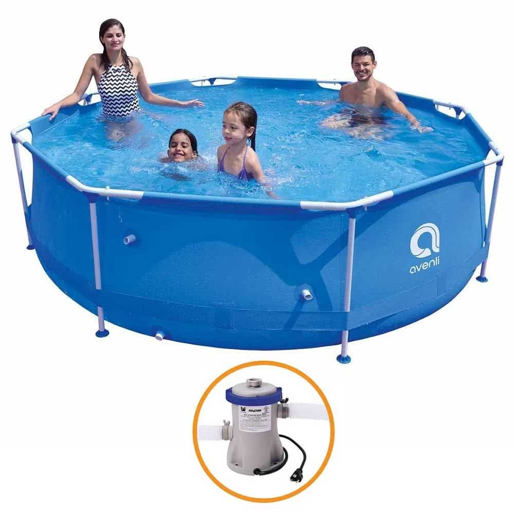 Piscina Estrutural Armação 4383 Litros + Bomba Filtro Avenli Jilong 110v