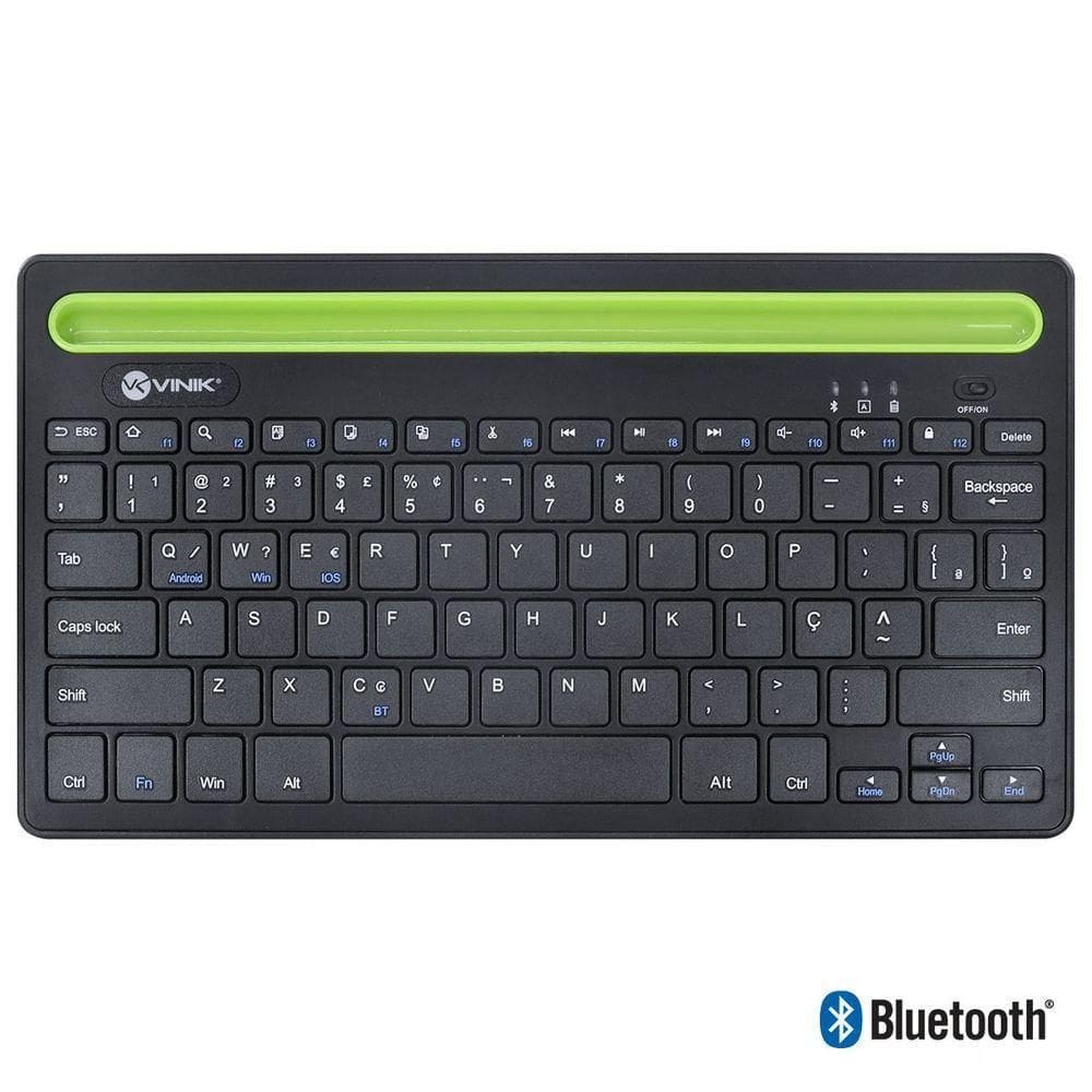 Teclado Bluetooth Ghz Dynamic Smart Abnt Com Suporte Para Ou - Preto - Dt200