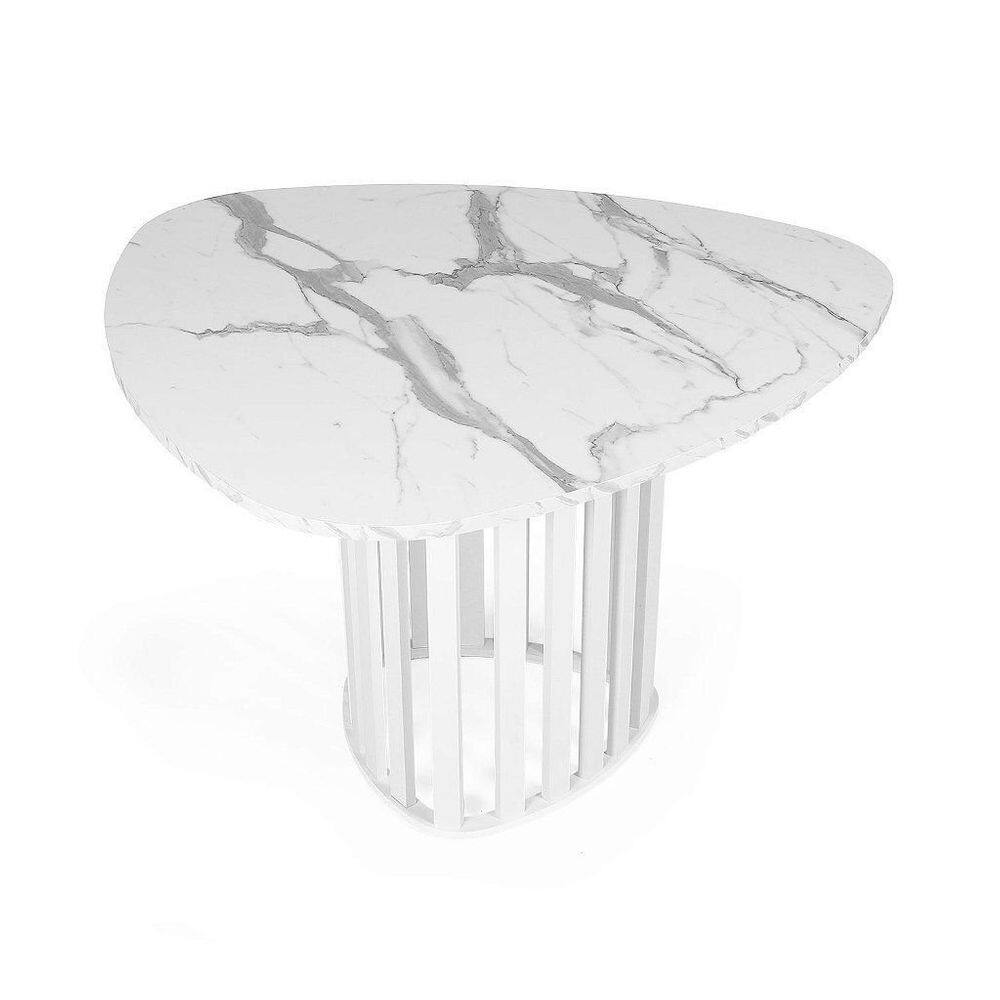 Mesa de Jantar Orgânica 4 Lugares 120x118cm - Straub Web