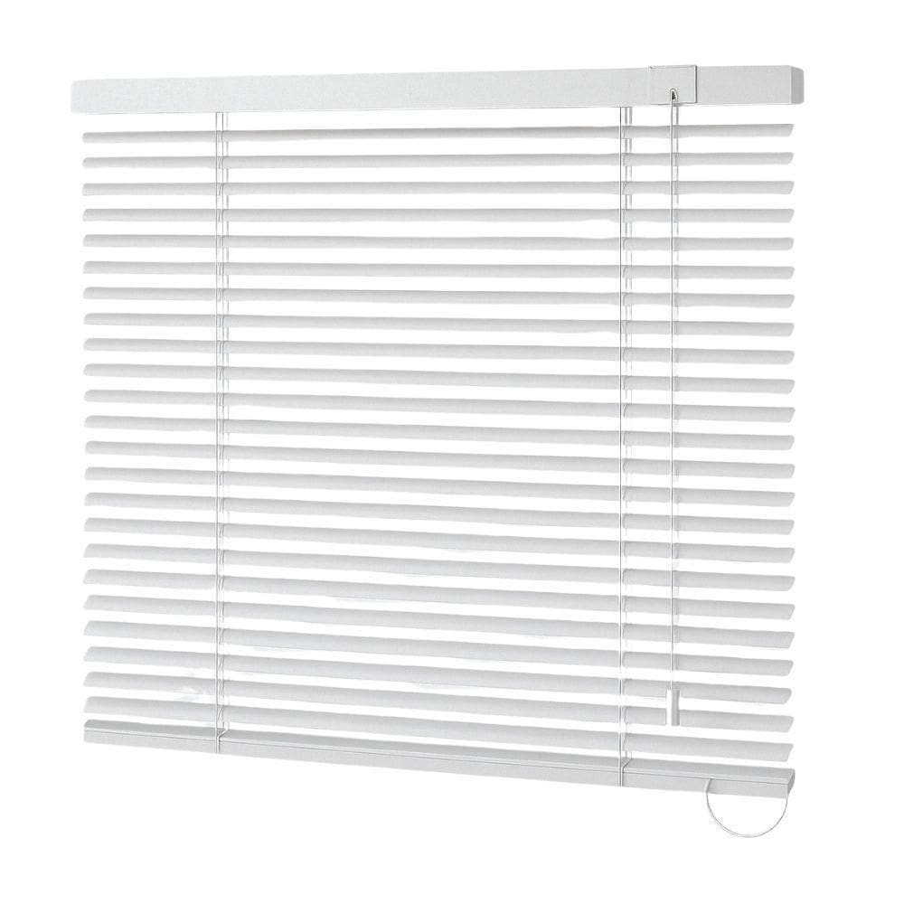 Persiana Horizontal Alumínio 25mm Branco - 1,51m X 1,47m