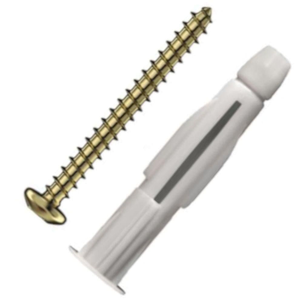 Bucha Mu Para Tijolo Baiano Nº 10 Com Parafuso Cartela 4 Peças - 274 - Sforplast