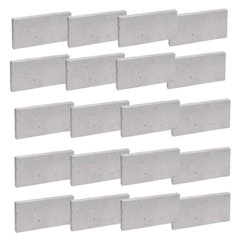 Plaqueta Refratária De 11,4x23x2,5cm Com 20 Peças - Cerâmica Martins Plaqueta Refrataria 114x230x25 Com 20 Pcs Martins