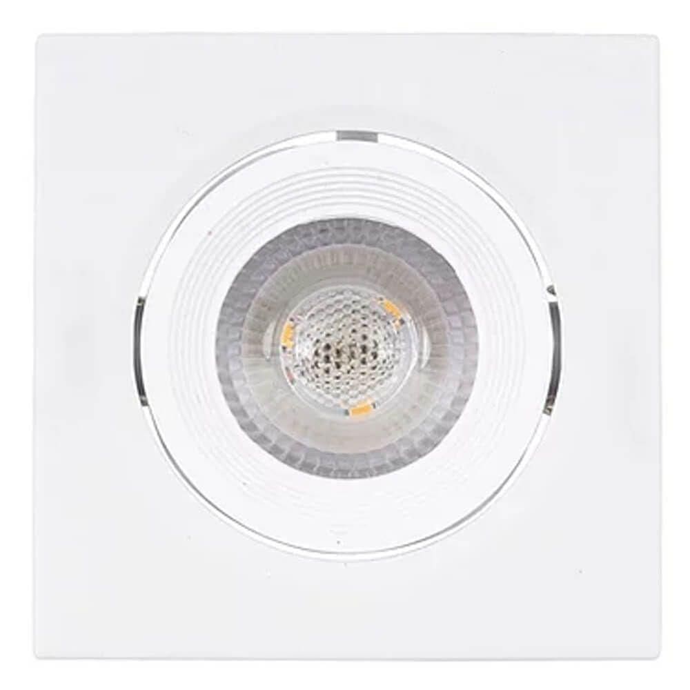 Spot Led Quadrado Direcionável Bivolt 3 Watts E 3000k - 9977 - Gaya