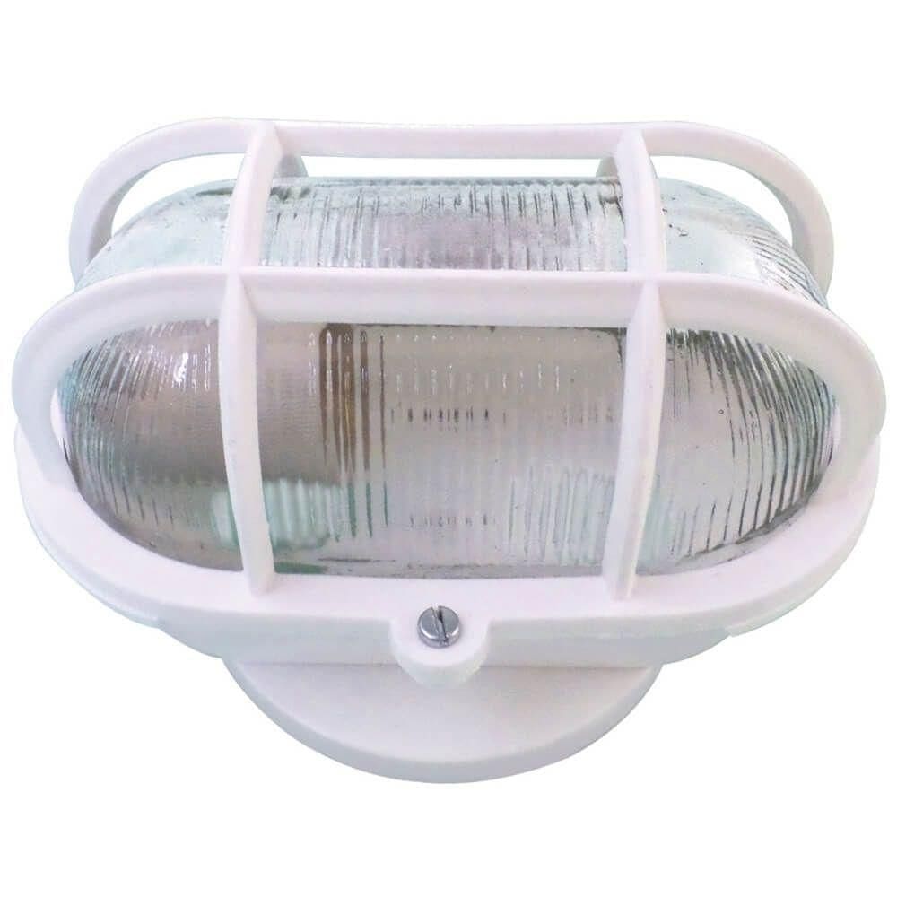 Luminária Tartaruga Plástica 30 Watts - Double Tartaruga Plástica Branca - 1302-e - Double