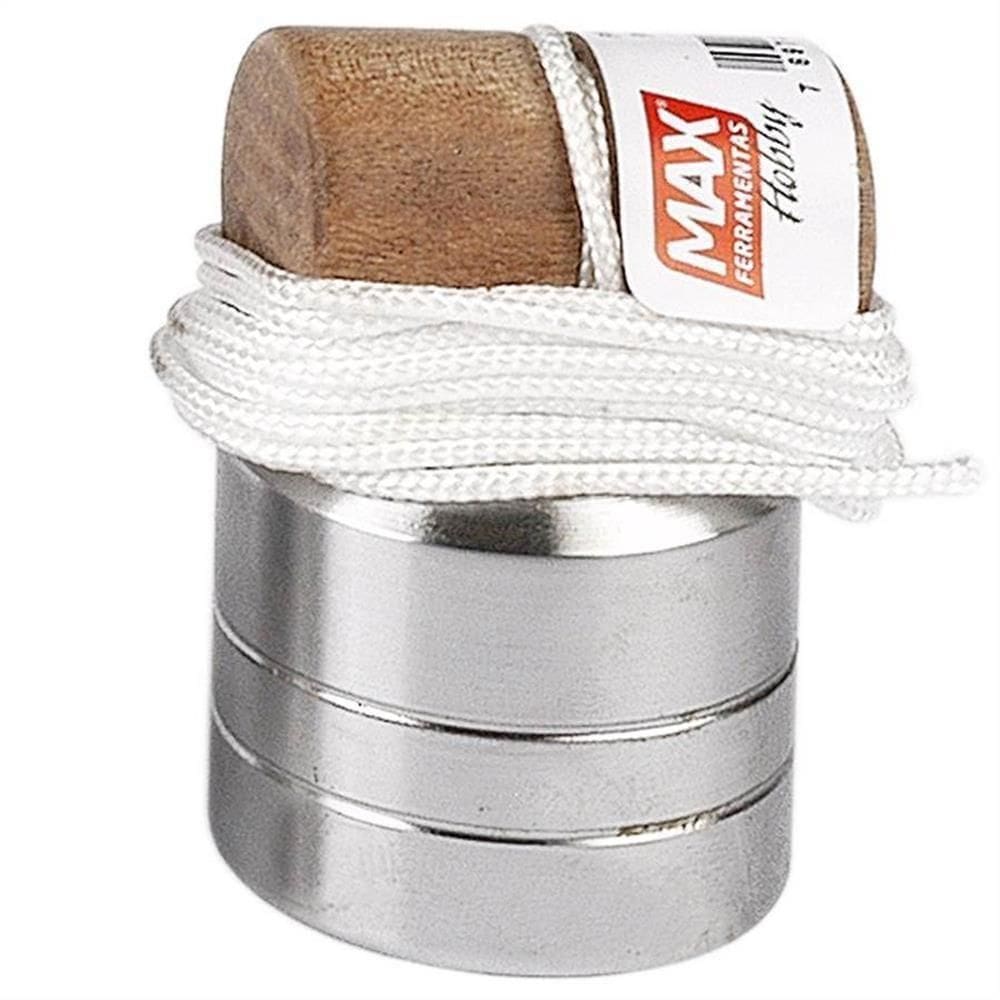 Prumo De Aço Parede 400g - 80555 - Max Prumo De Parede Aco 400g