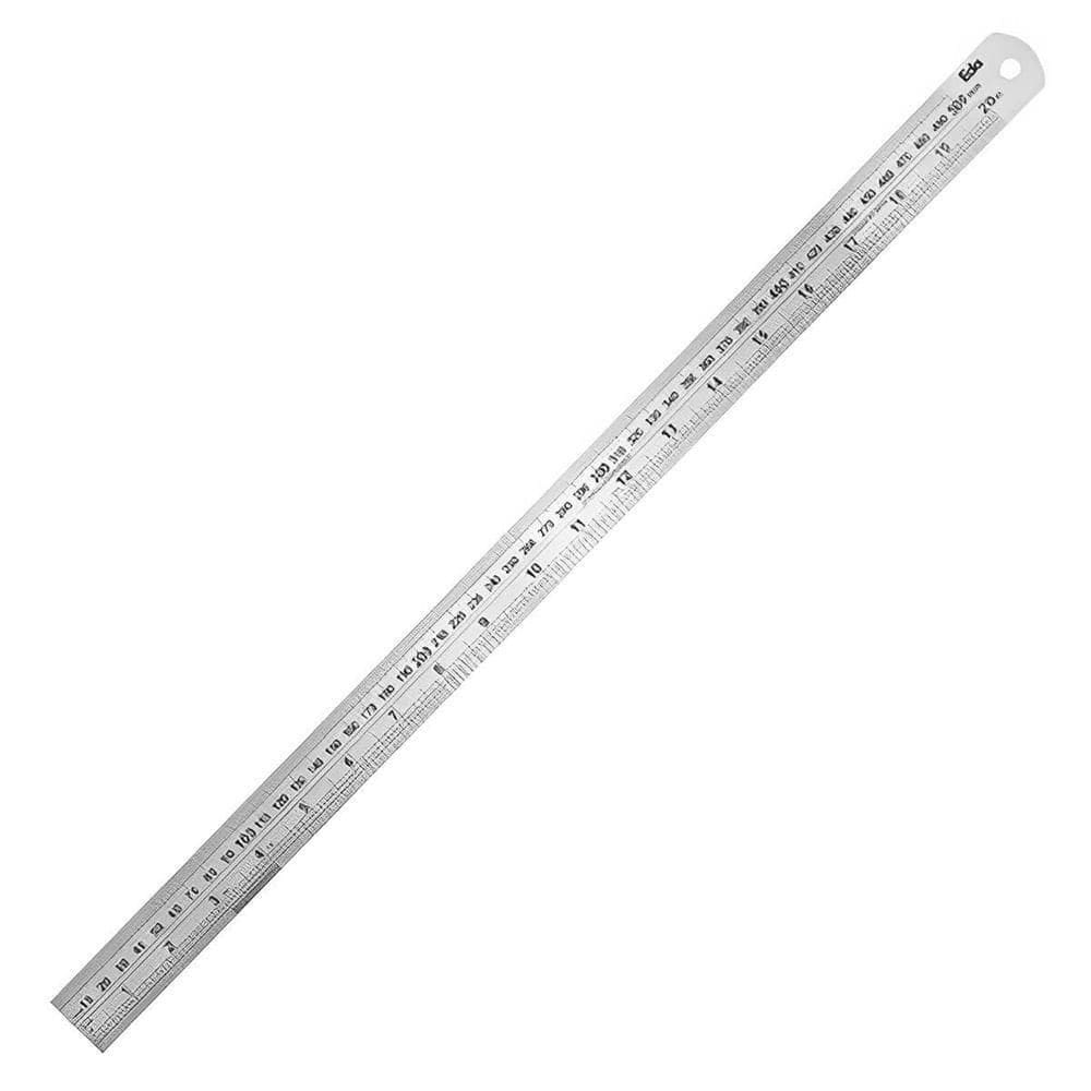 Régua De Aço Inox 20”” 50 Cm - 2ji - Eda Régua De Aço Inox 20” 500mm - 2ji - Eda
