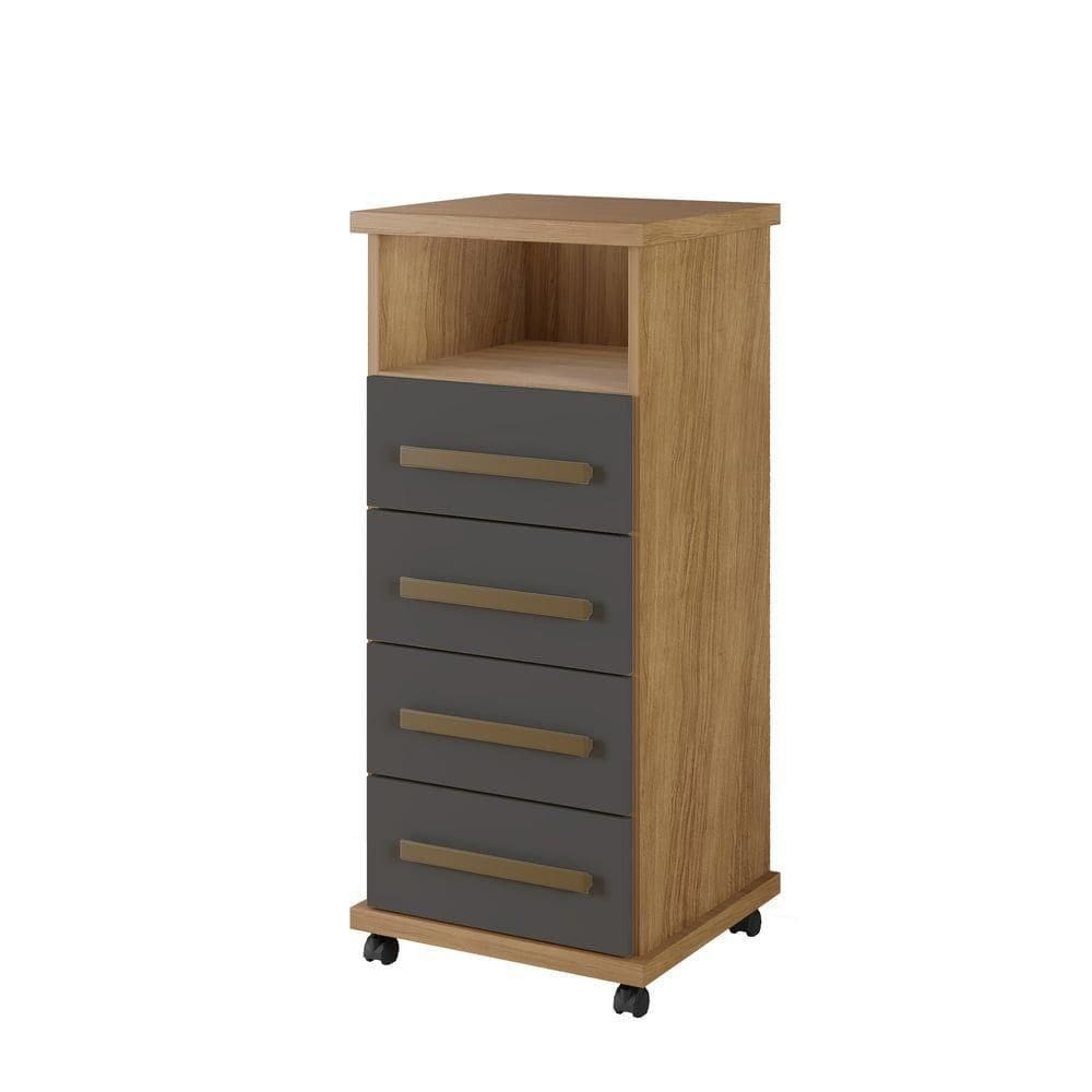 Balcão Piaui Arte Móveis Cinamomo-grafite