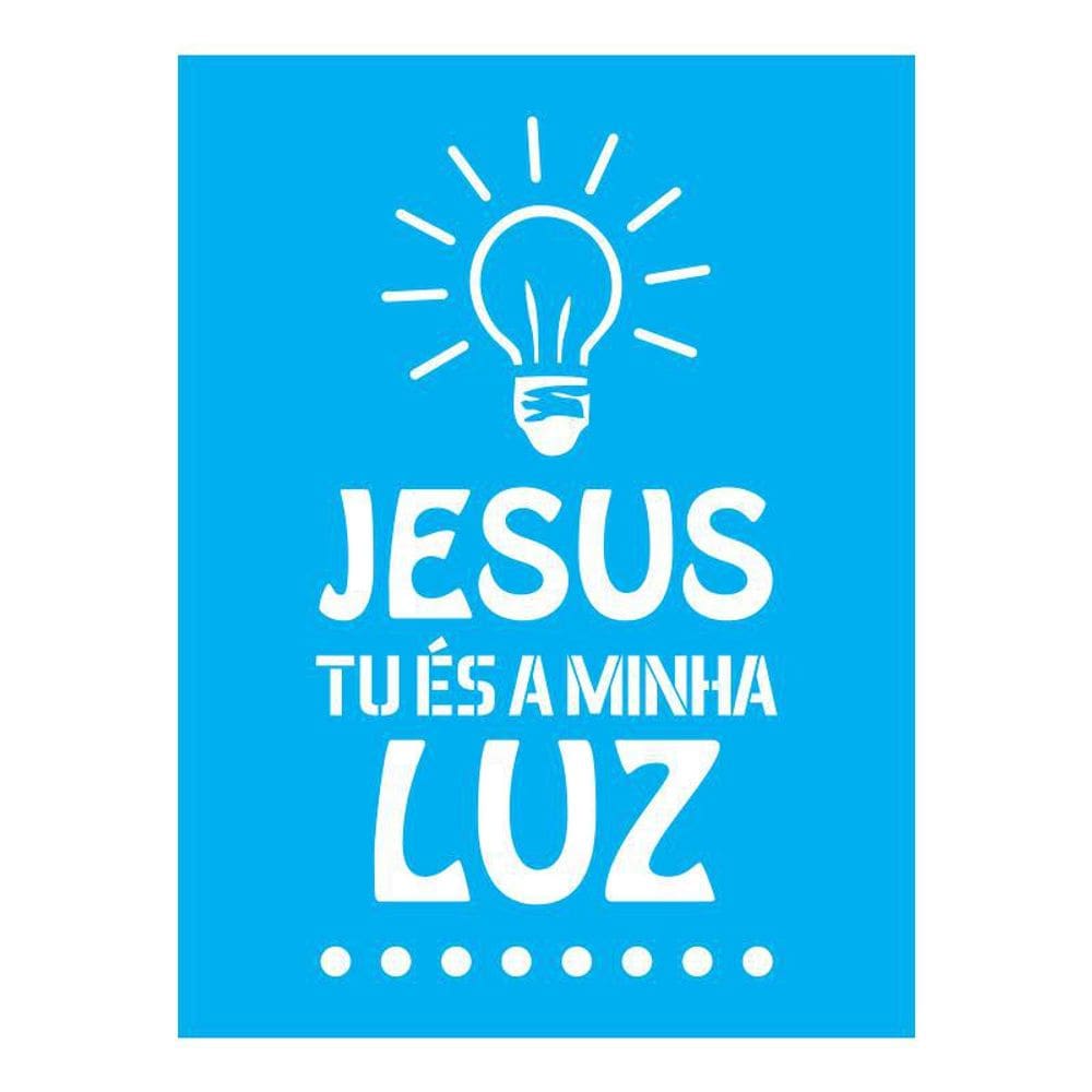 Stencil Tamako Jesus - 15X20Cm - Ref A2750