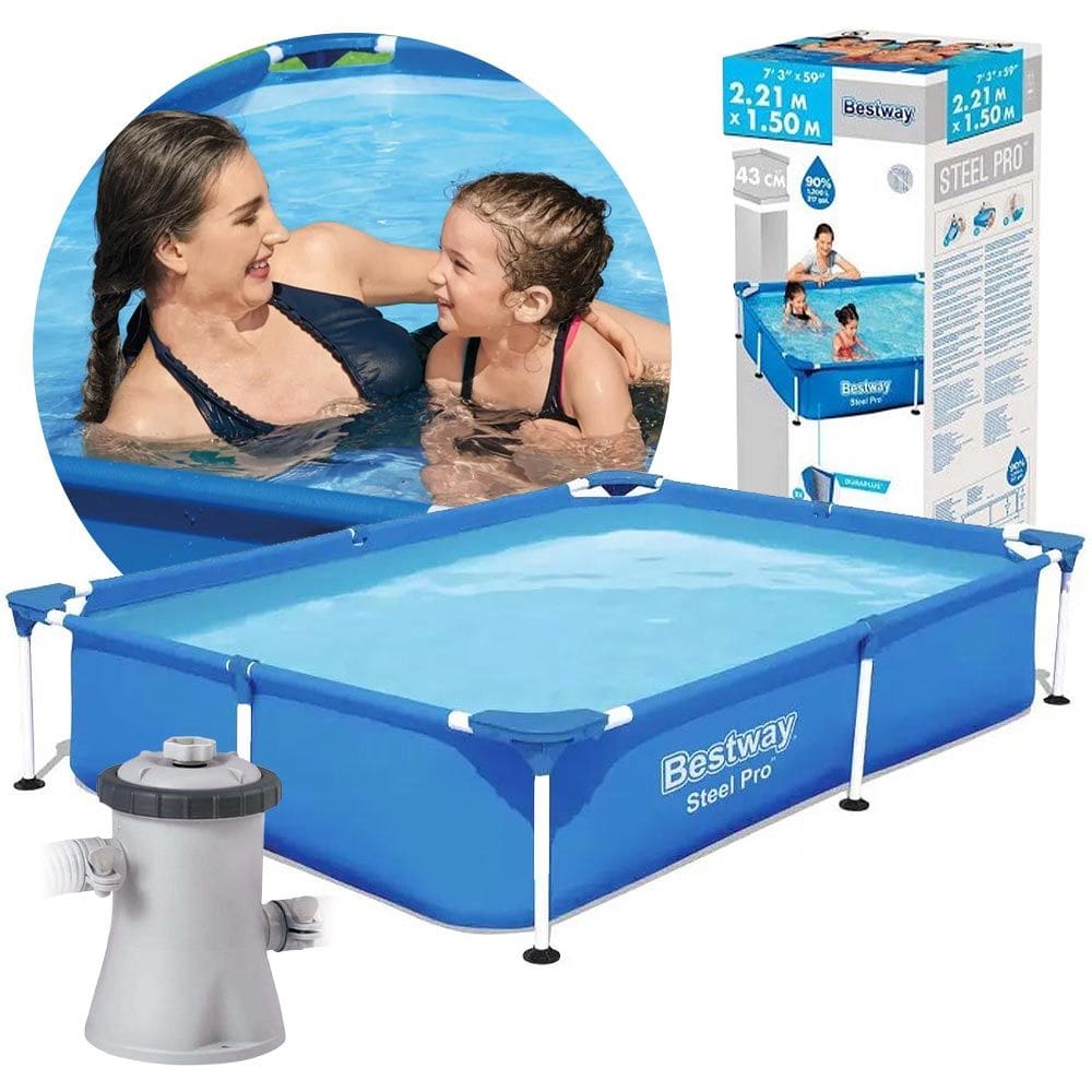 Piscina Estrutural Infantil 1.200 Litros Splash Juniors com Bomba Bestway 220v