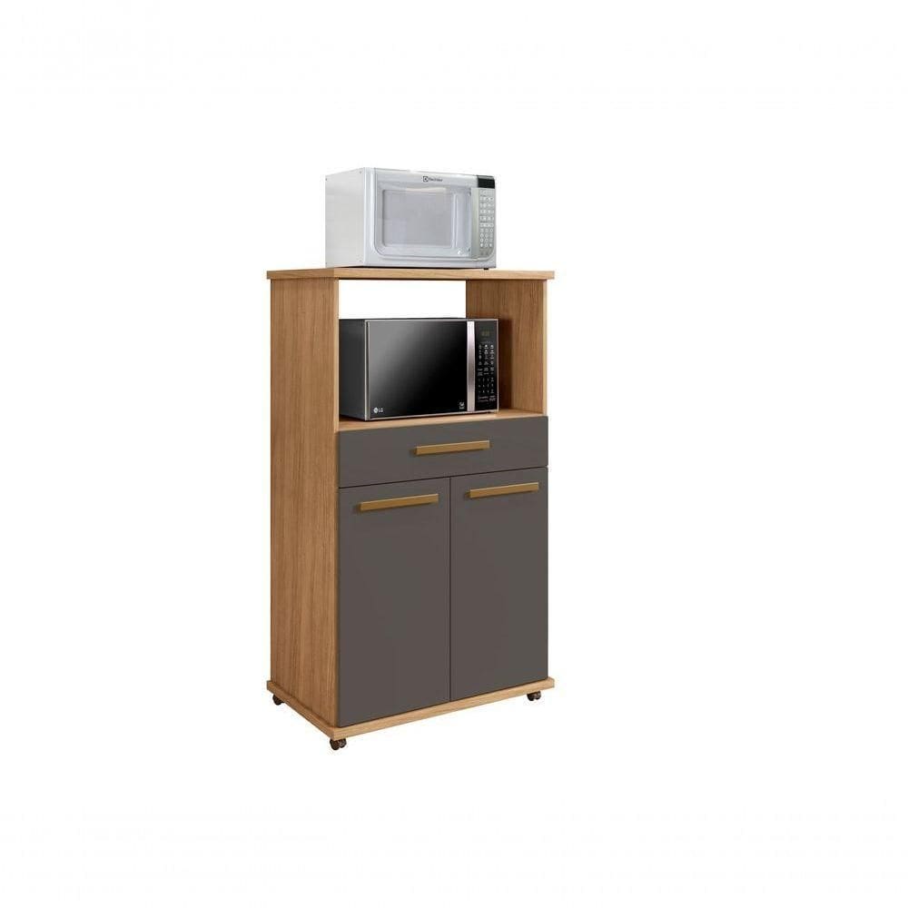 Balcão Conquista Arte Móveis Cinamomo-grafite